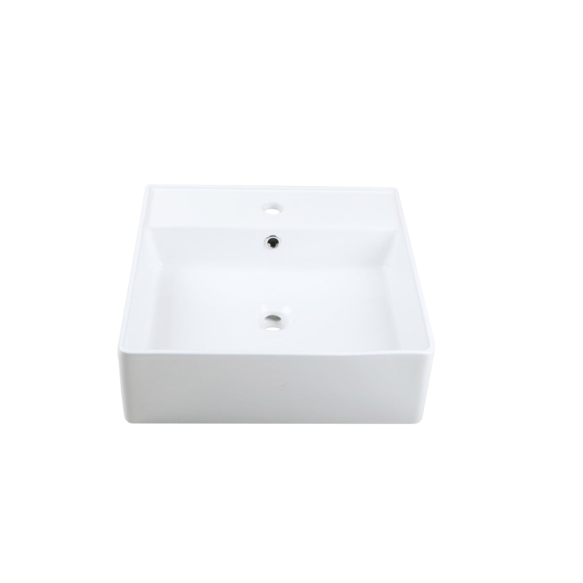 Bricocenter LAVABO DA APPOGGIO ESCA QUADRATO 46X46X H14,5