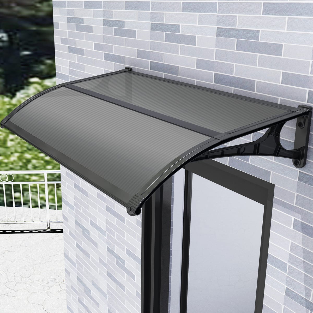 Bricocenter CANOPY GREY 100X135CM INNER PROFILE POLYCARBONATE HONEYCOMB