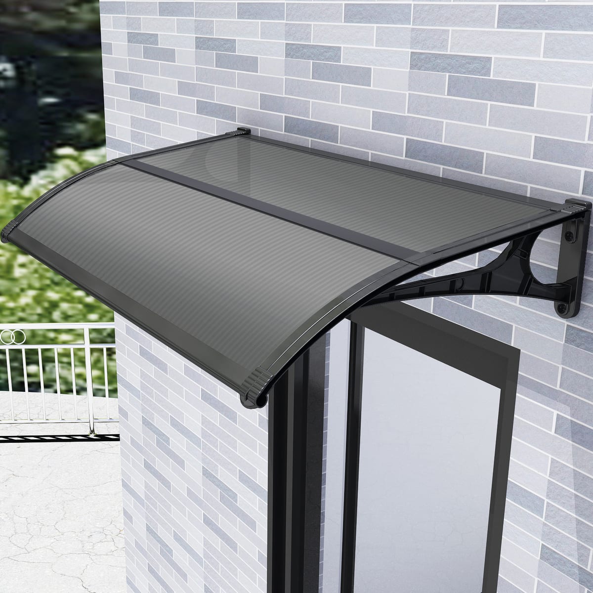 CANOPY GREY 100X135CM INNER PROFILE POLYCARBONATE HONEYCOMB