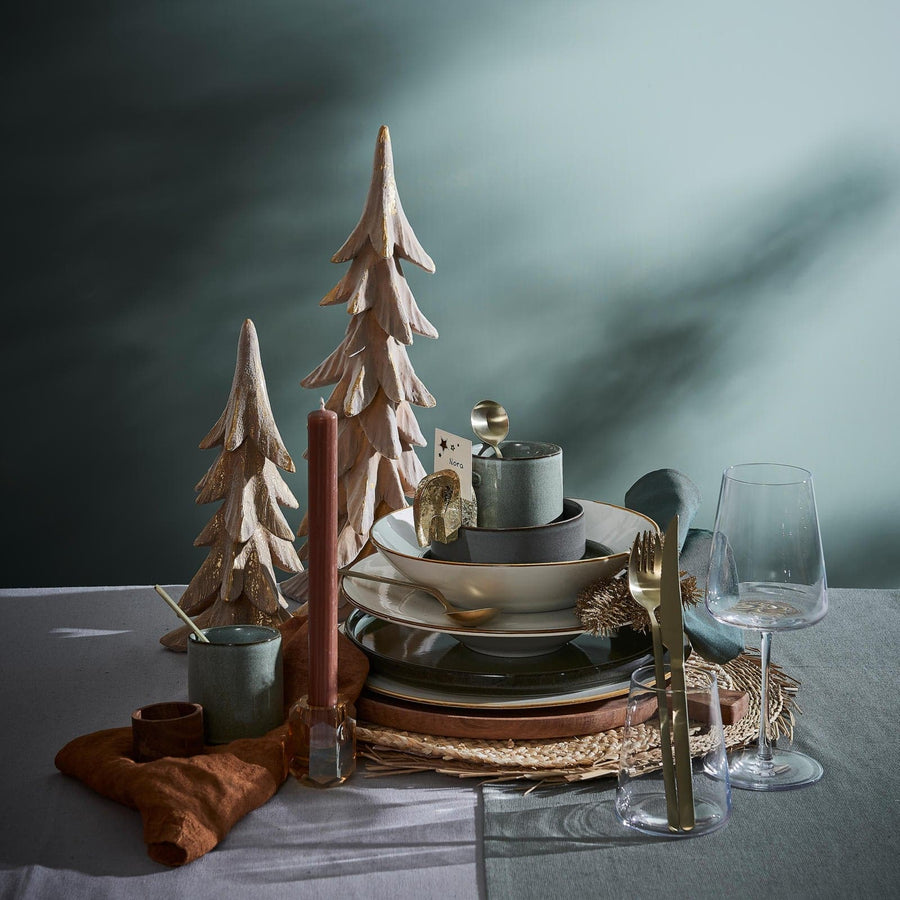 Casa CRISTA candlestick, H 6cm, 1 piece, 3 color variants