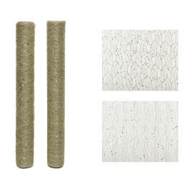 GOLD ORGANZA ROLL L200X35 CM