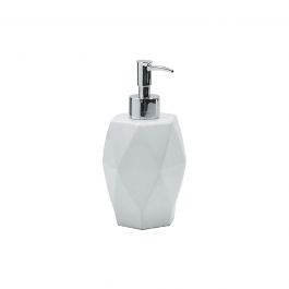DALIA WHITE CERAMIC COUNTERTOP SOAP DISPENSER