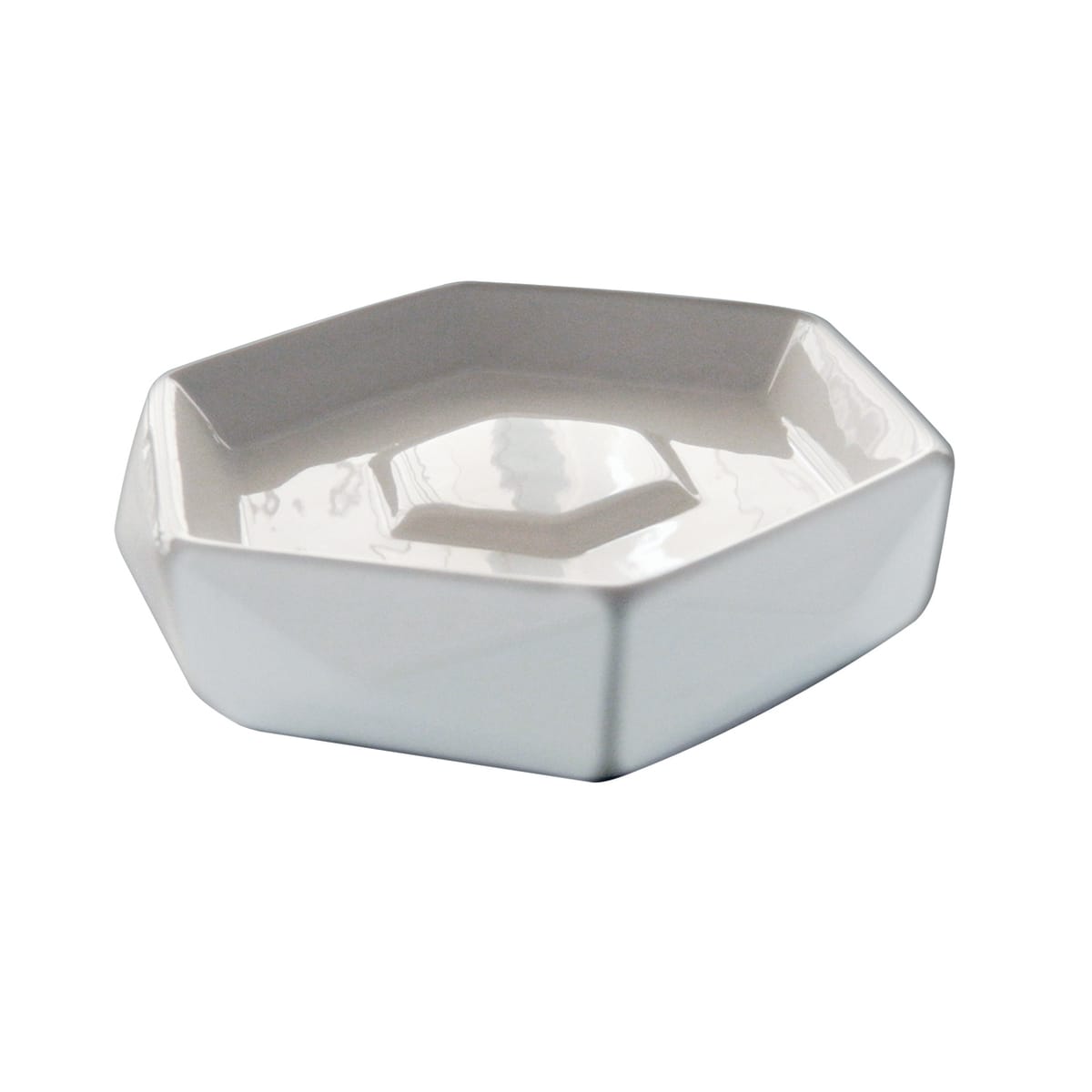 Bricocenter DALIA COUNTERTOP SOAP DISH WHITE CERAMIC