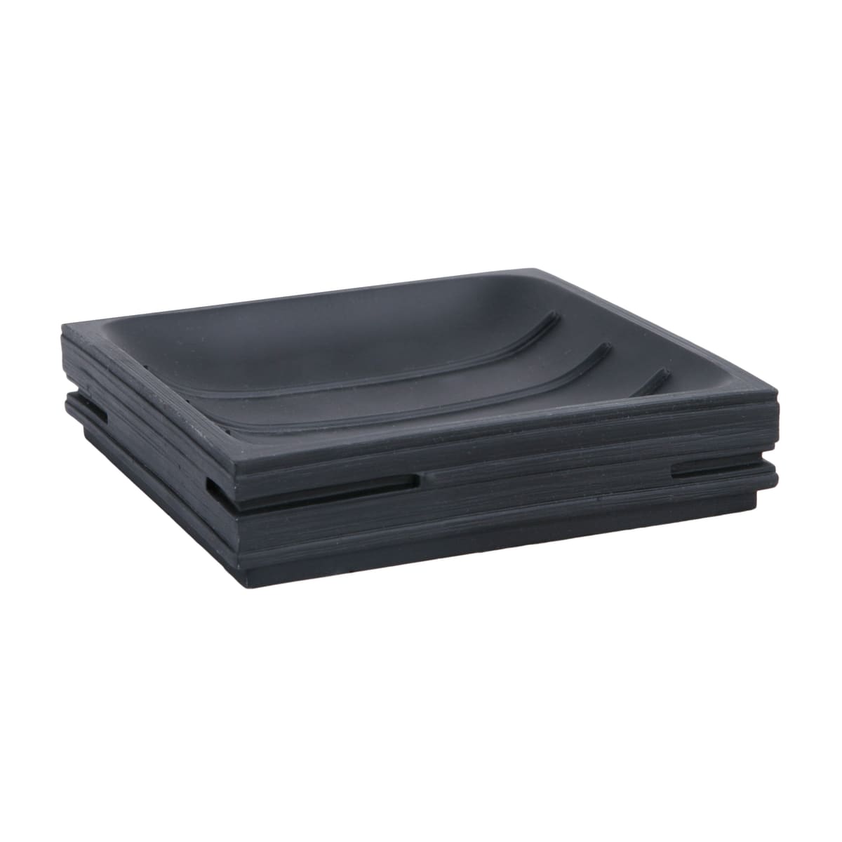 Bricocenter SOAP DISH BLACK RESIN