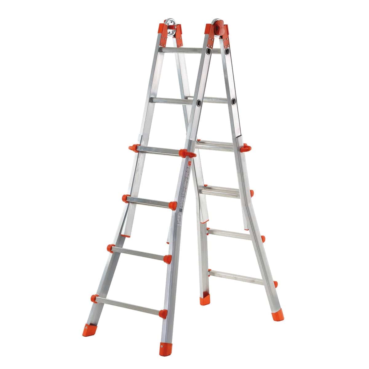 Bricocenter ALUMINIUM TELESCOPIC LADDER 4+4 - CAPACITY 100KG