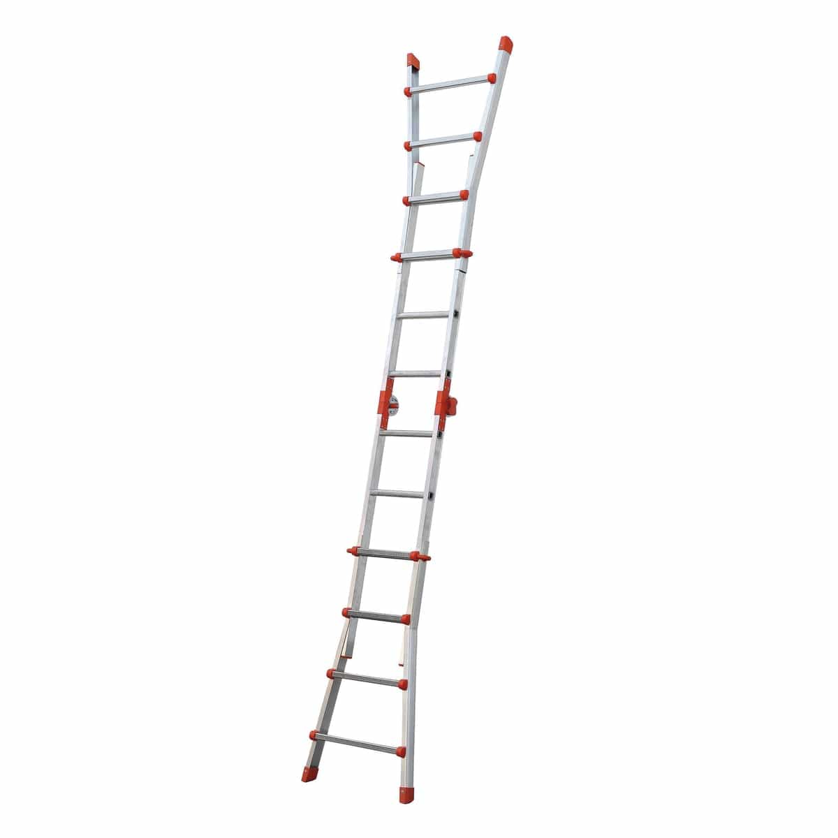 Bricocenter ALUMINIUM TELESCOPIC LADDER 4+4 - CAPACITY 100KG