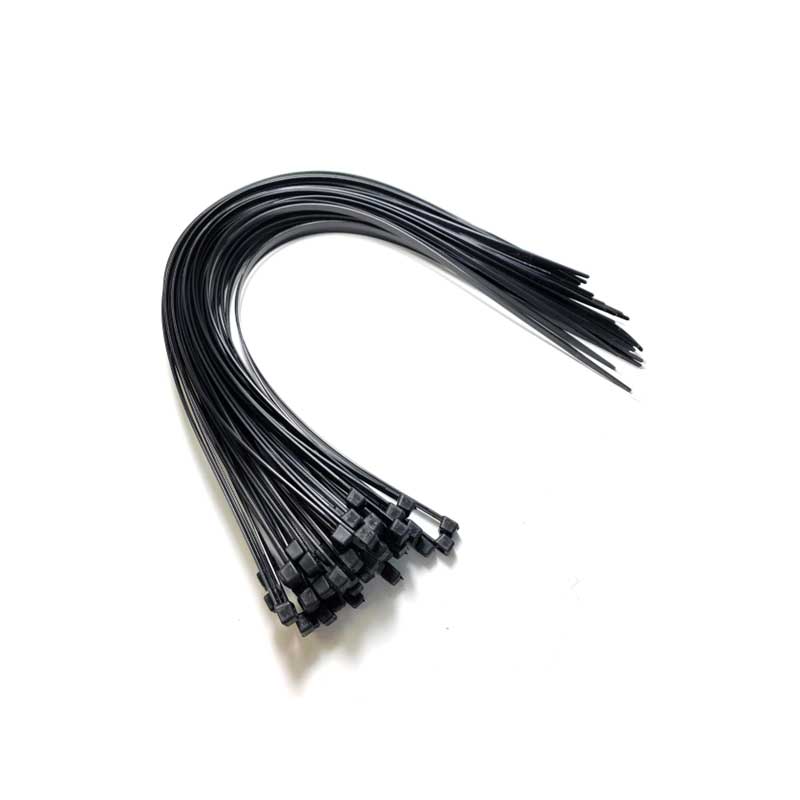 BLACK CABLE TIES 3.7X350MM 100 PIECES