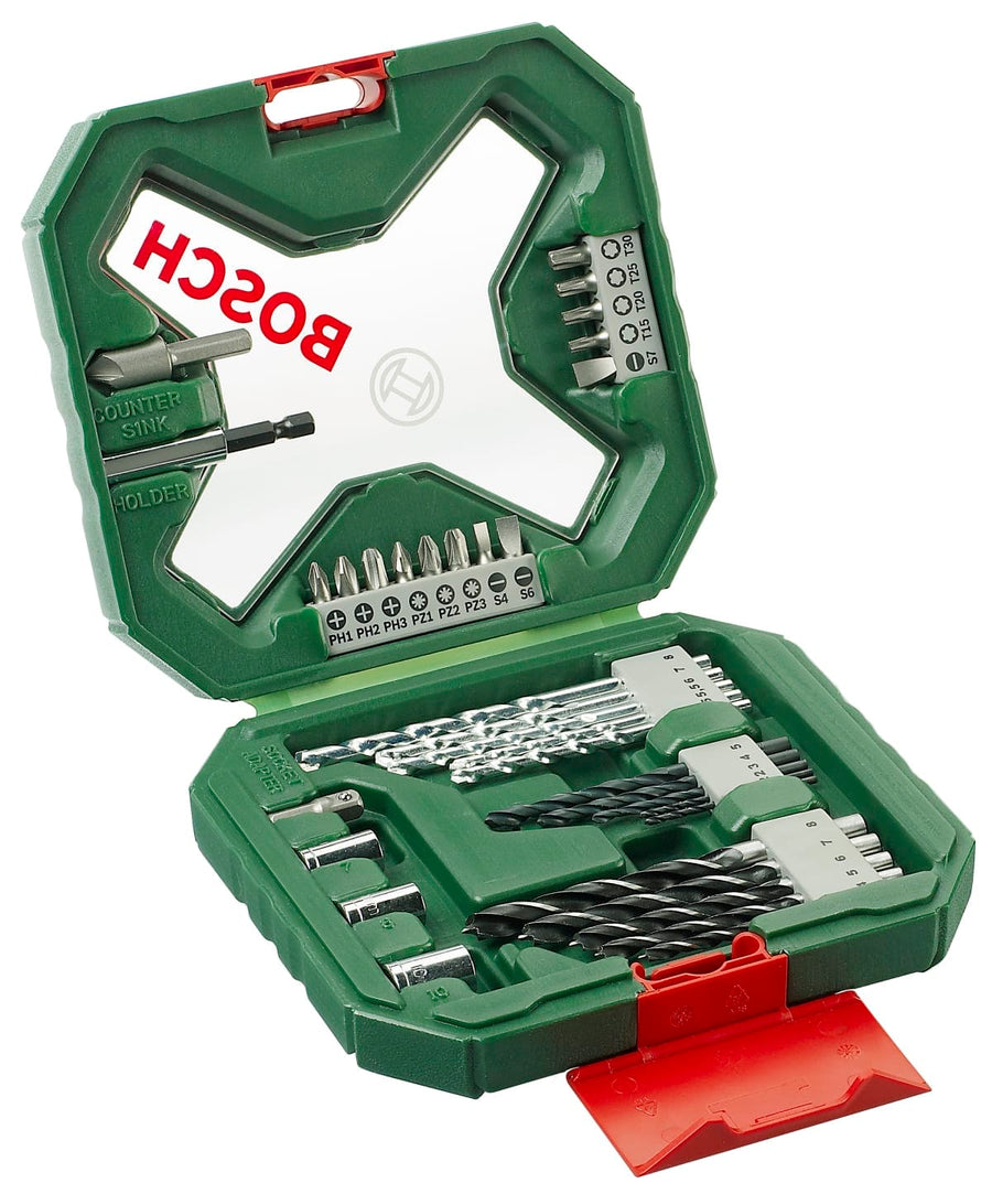 Bricocenter BOSCH X - 34 SET FOR DRILLING AND SCREWING, 34 PIECES