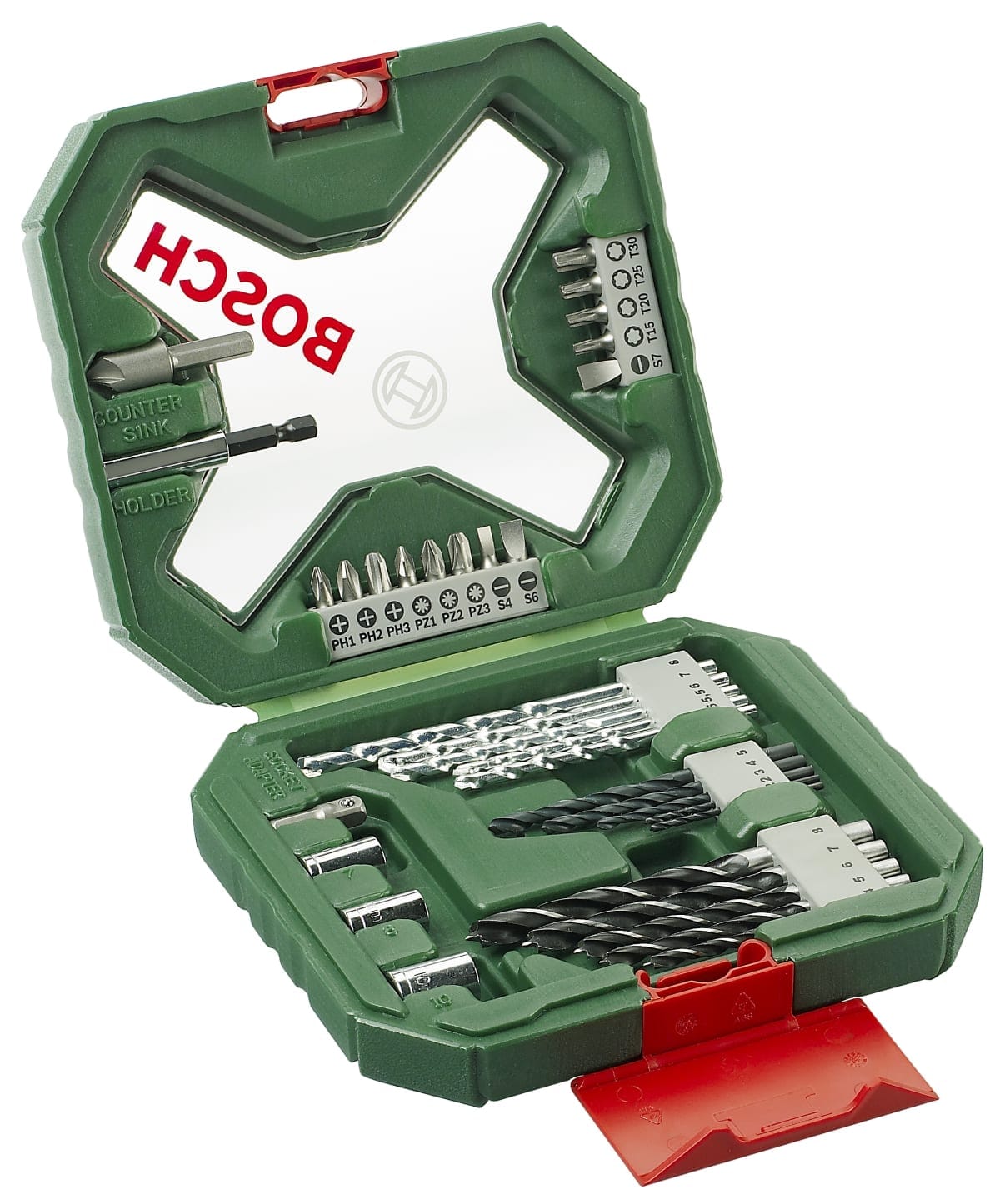 Bricocenter BOSCH X - 34 SET FOR DRILLING AND SCREWING, 34 PIECES