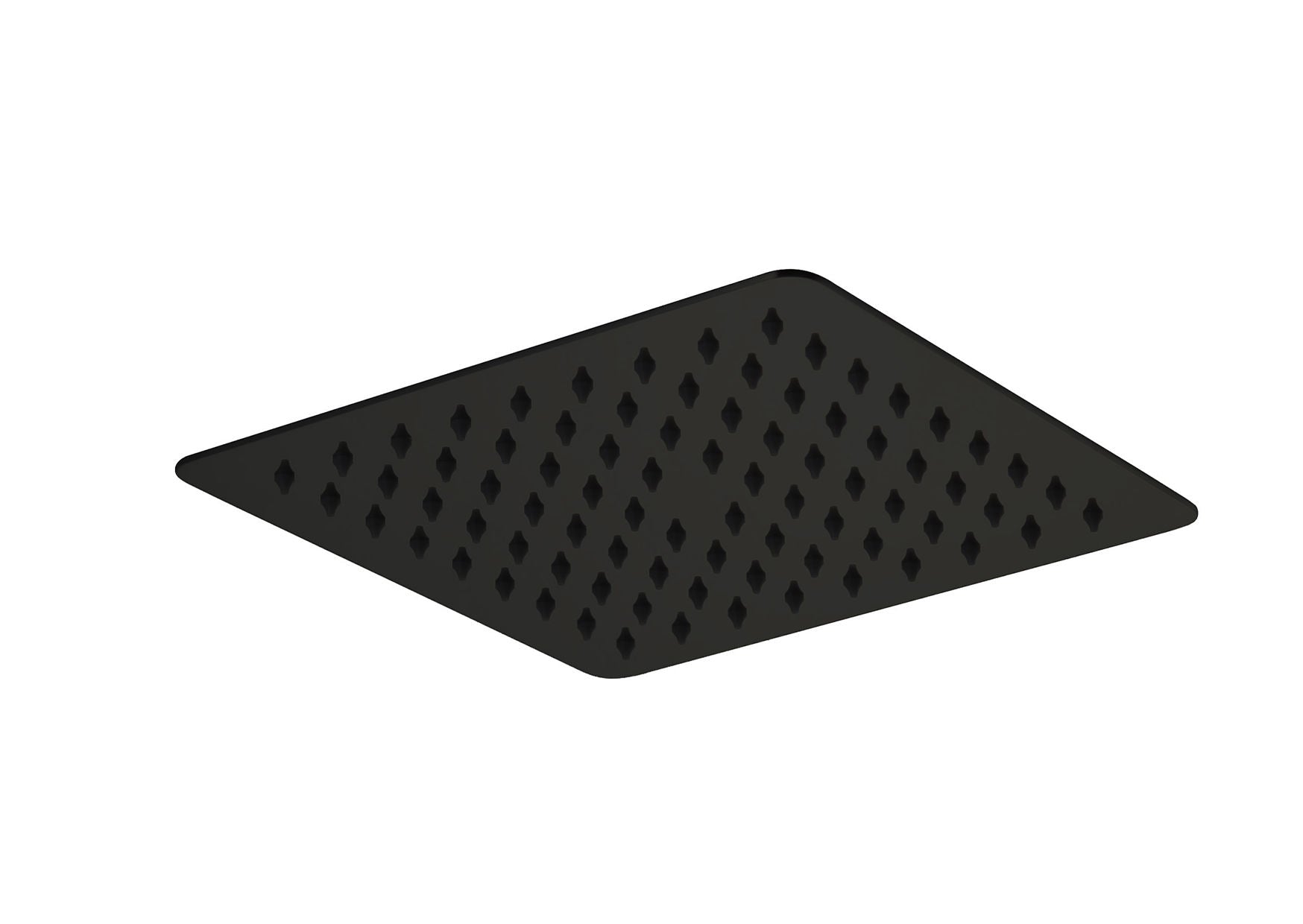 SENSEA BLACK STEEL SQUARE SHOWER HEAD