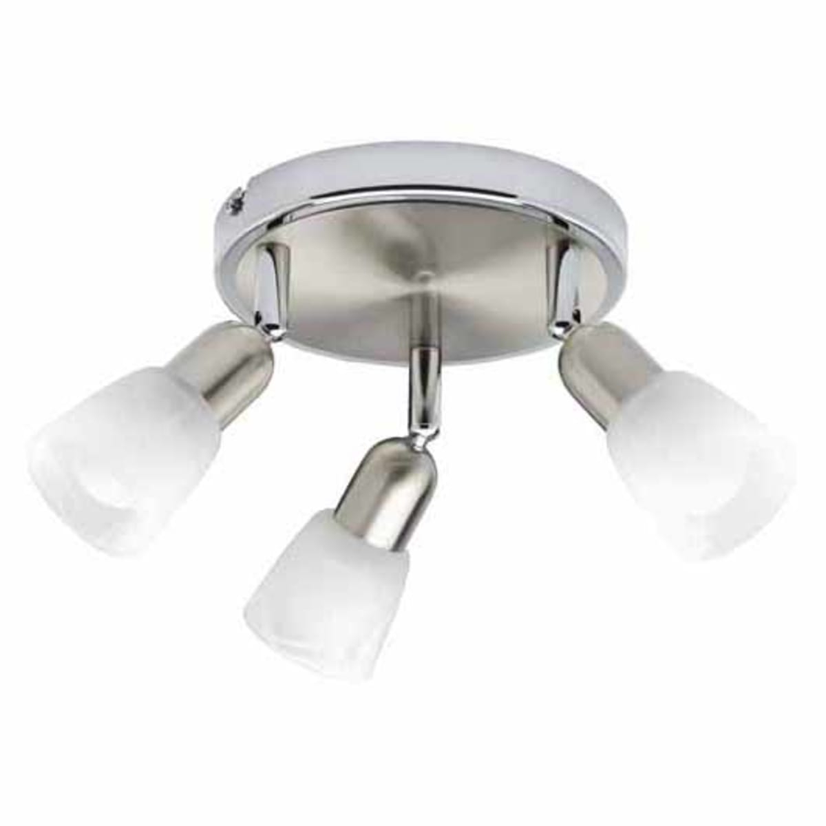 Bricocenter FARETTI PLAFONIERA SOFIA VETRO BIANCO 3XE14=40W