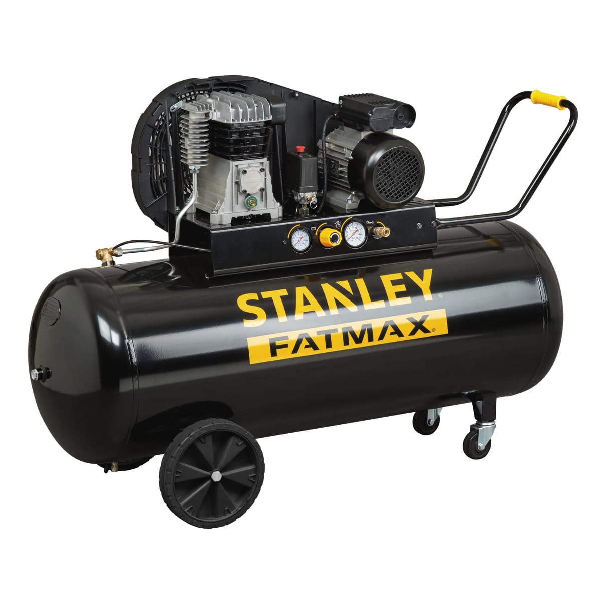 Bricocenter COMPRESSORE STANLEY FAT MAX 200 L 3HP LUBRIFICATO A OLIO 10BAR, 330 L/MIN