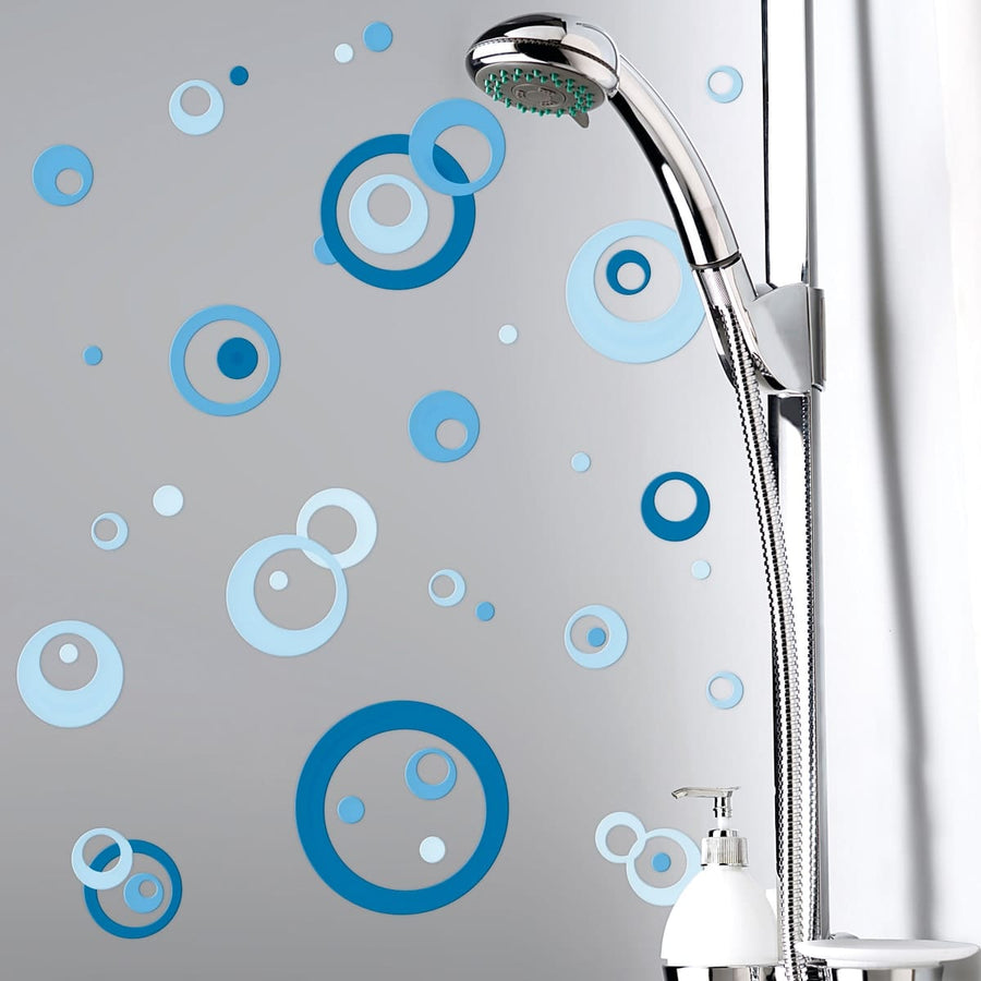 Bricocenter CERAMIC STICKER BLUE CIRCLES 15.5X34