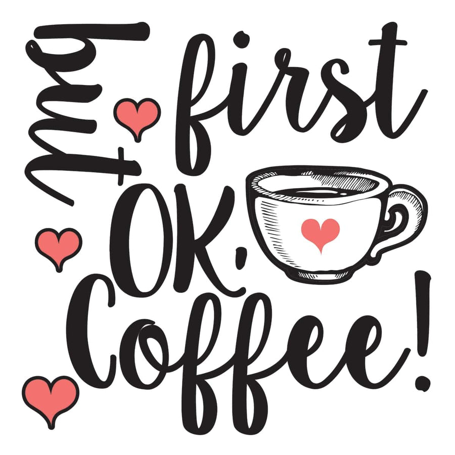 Bricocenter STICKER FOAM BUT FIRST COFFEE 31.5X34