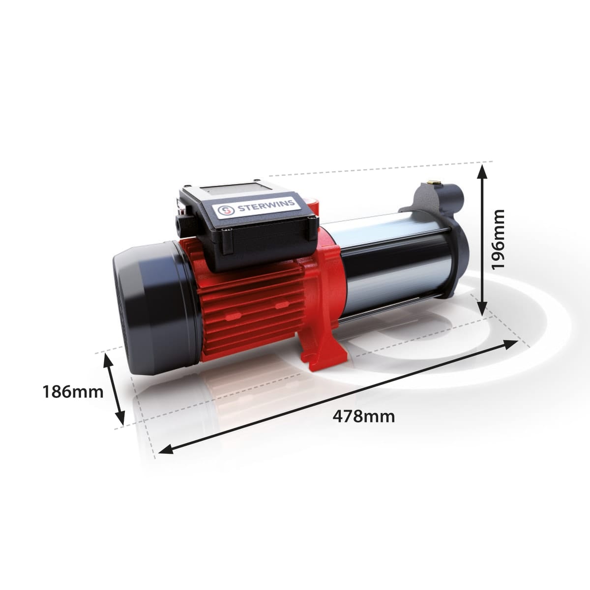 Bricocenter MULTICELL JET1300 STAINLESS STEEL SURFACE PUMP 5I S3 STERWINS