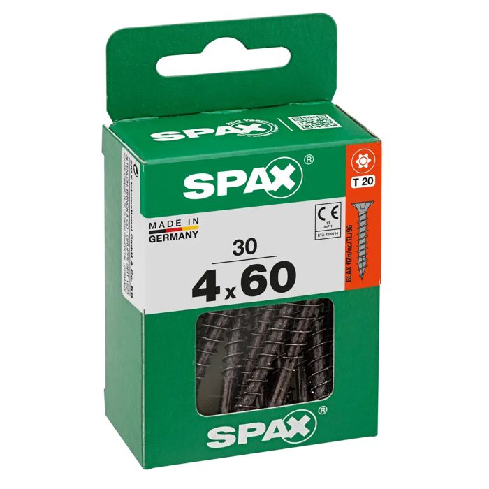 SPAX TSP T-STAR PLUS BLACKS 4X60 M 30 PCS
