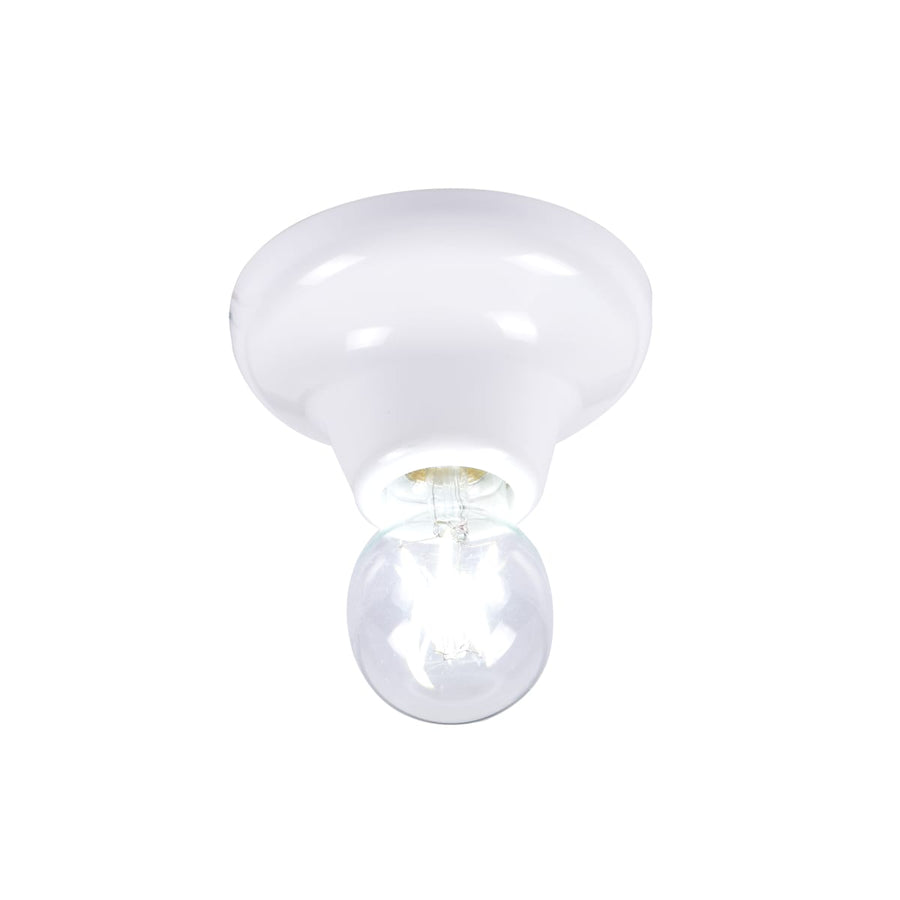 Bricocenter GOTEO CEILING LIGHT PLASTIC WHITE D12 E27=40W