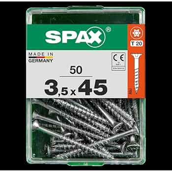SPAX TSP T-STAR PLUS WIROX 3.5X45 M 50 P