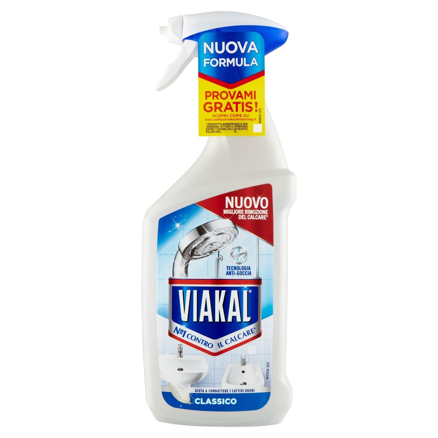 LIMESCALE REMOVER VIAKAL CLASSIC SPRAY 720ML