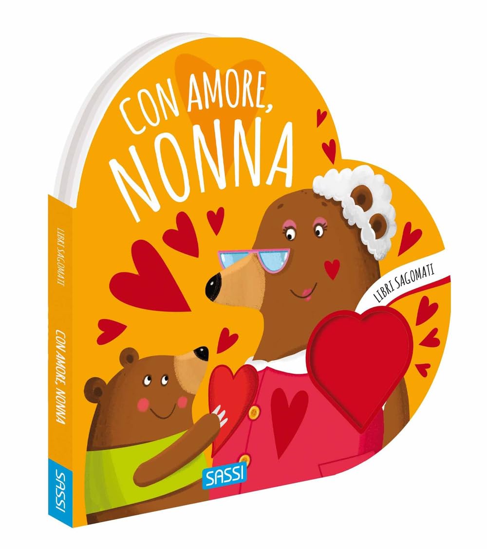 Con Amore, Nona – Shaped Book | Italian Edition