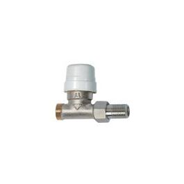 THERMOSTATIC STRAIGHT VALVE 3/8 COPPER CONNECTION
