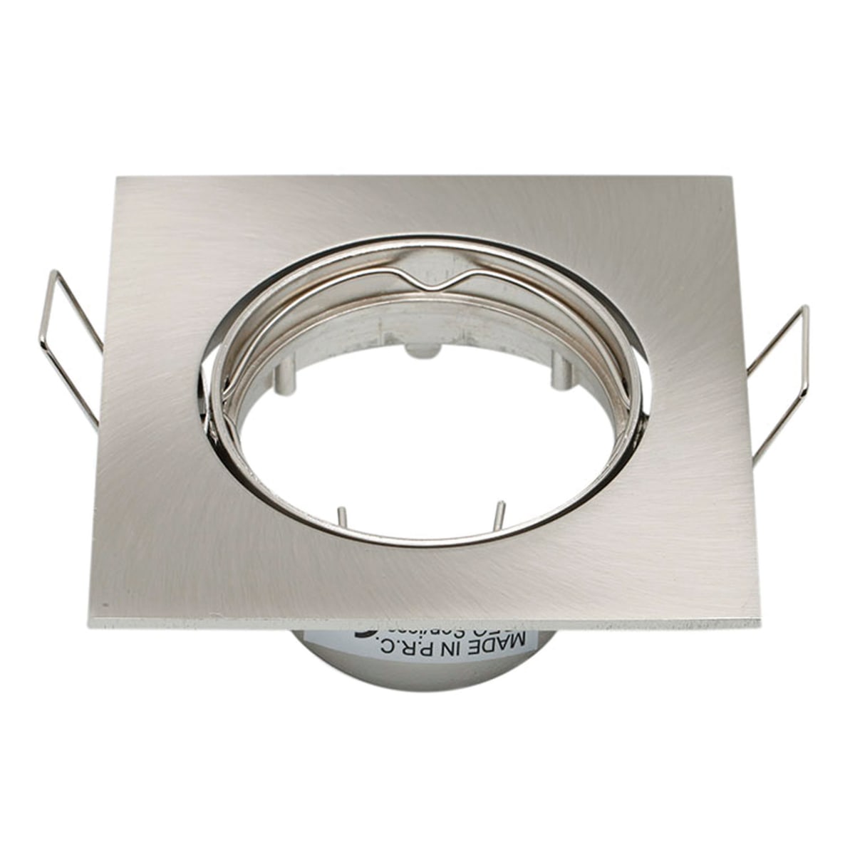 BEZEL FOR SQUARE NICKEL CLANE RECESSED SPOTLIGHT