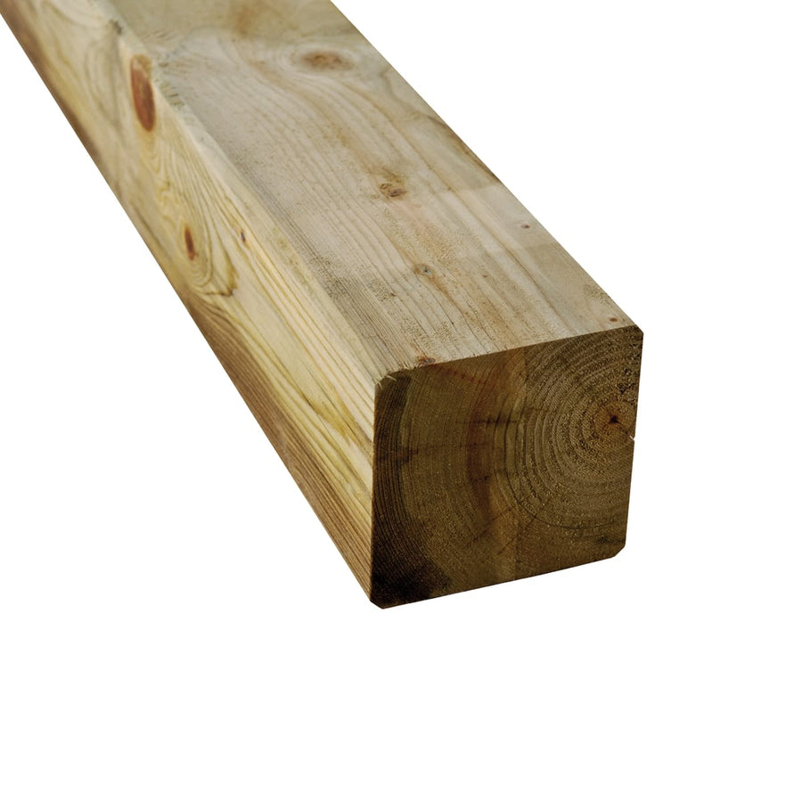 Bricocenter 7 X 7 X H 240 CM SQUARE POLE OF AUTOCLAVE-TREATED PINE WOOD