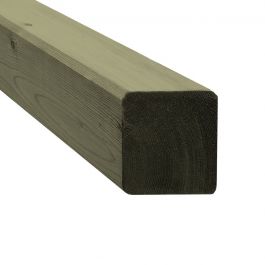 SQUARE POLE 9 X 9 X H 240 CM MADE OF AUTOCLAVE-TREATED PINE WOOD