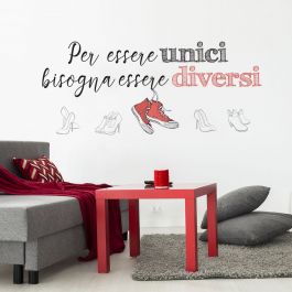 STICKER WORDS UP BE DIFFERENT 31.5X34