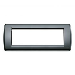 RONDO IDEA PLATE 6 PLACES BLACK