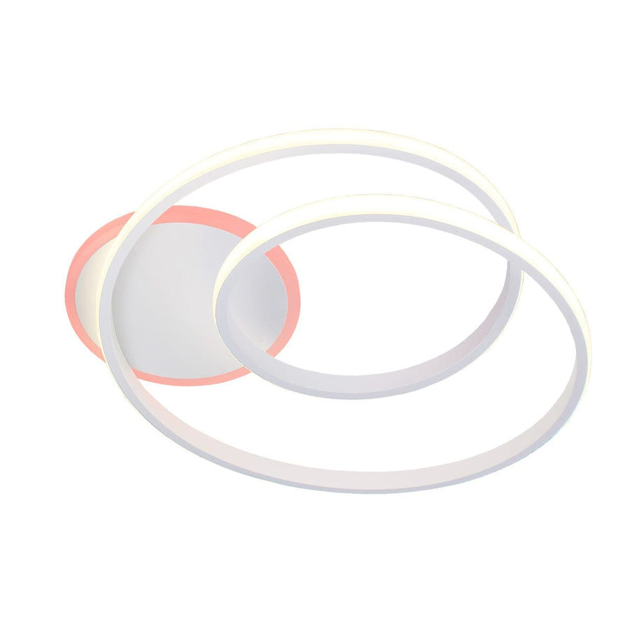 Bricocenter MALENA ALUMINIUM CEILING LAMP WHITE 40X40X7CM LED 38W CCT RGB