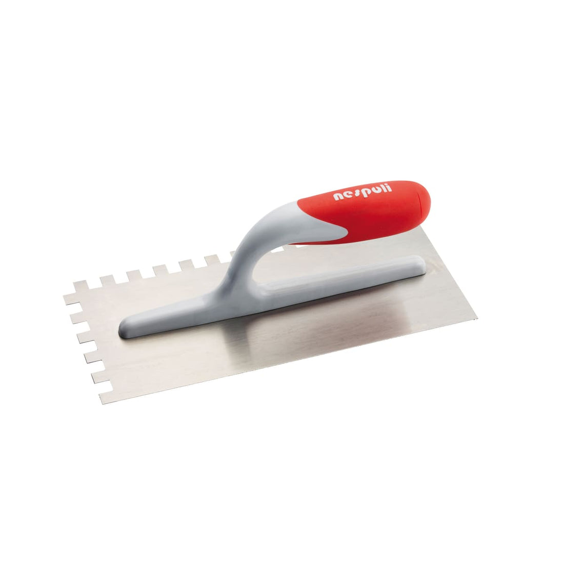 USA AIR TOUCH STEEL TROWEL POLYPROPYLENE HANDLE, TOOTHING 8MM, SIZE 12X28CM