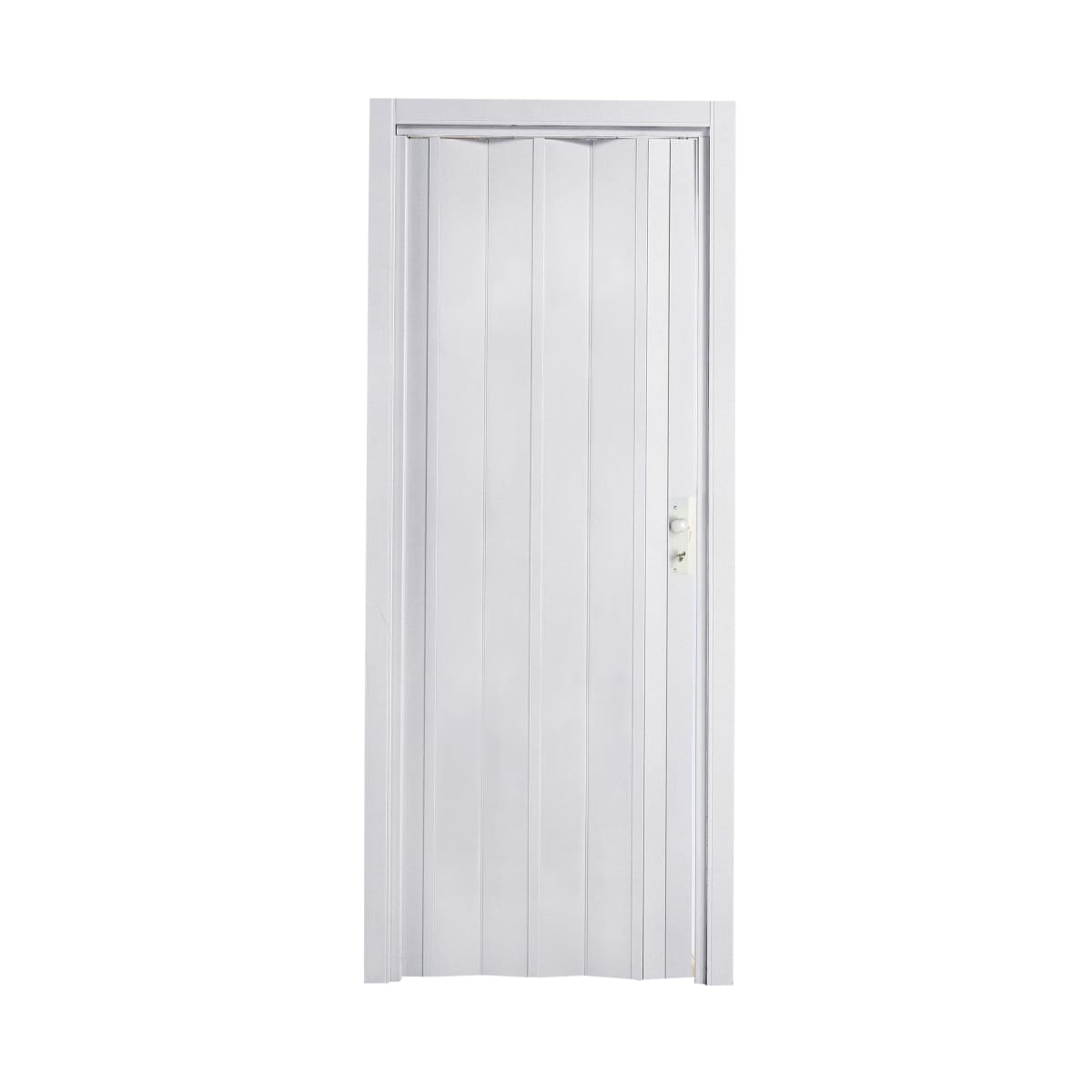 Bricocenter Luciana folding door cm 88.5X214 white color with aluminum lock