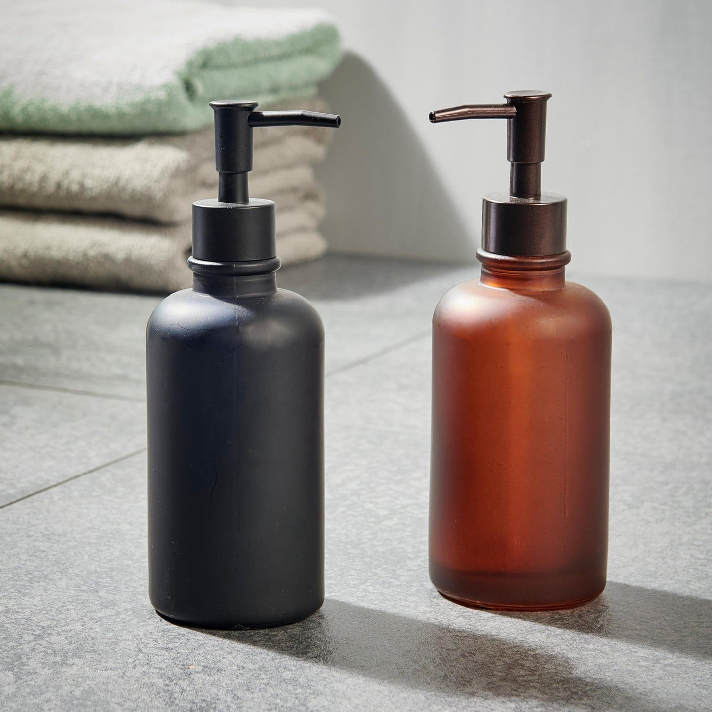 OMBRE SOAP DISPENSER BLACK