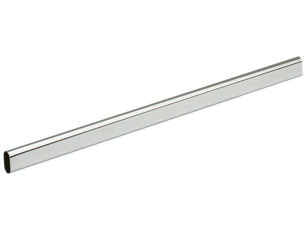 OVAL METAL CHROME TUBE FOR ARM 30X15X2000MM