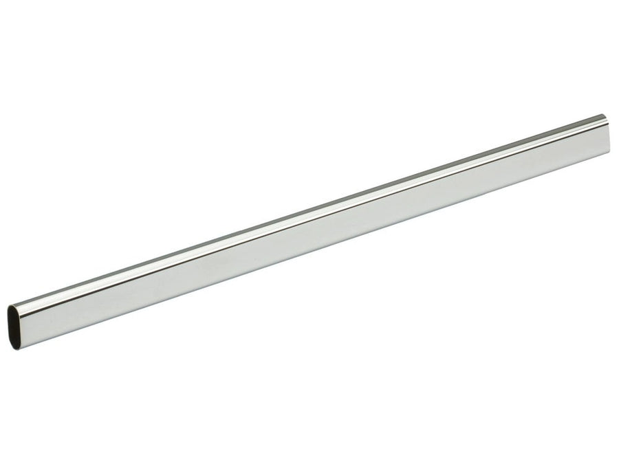 OVAL METAL CHROME TUBE FOR ARM 30X15X2000MM