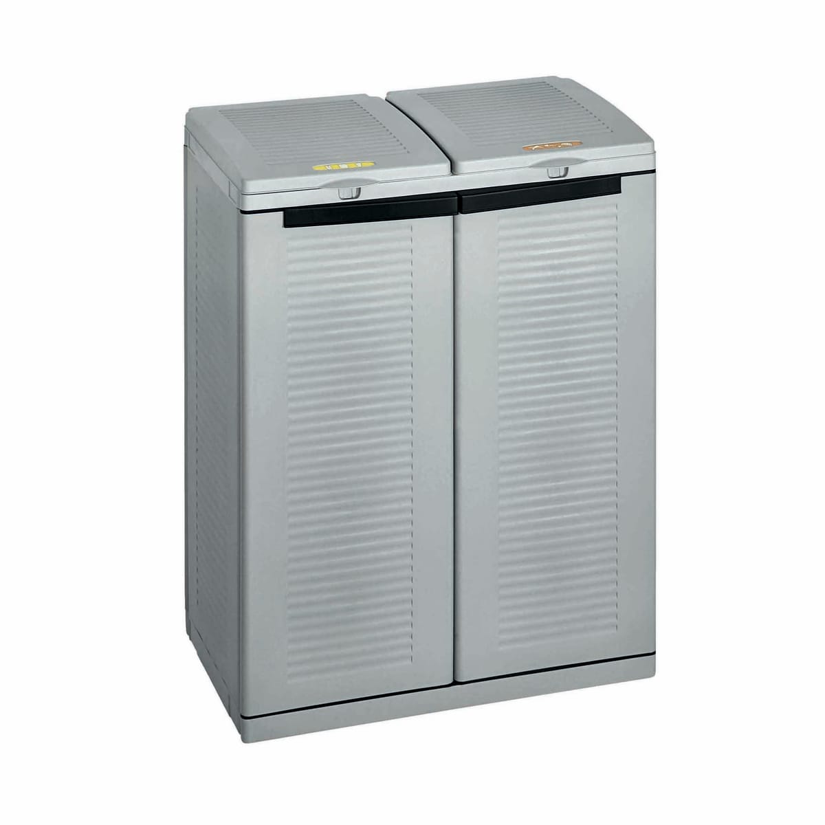ECOLINE 2 GREY RESIN RECYCLING CABINET W68XP39XH88,7