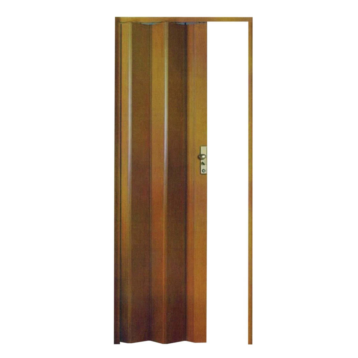 Maya folding door cm 83X214 with lock dark wood colour