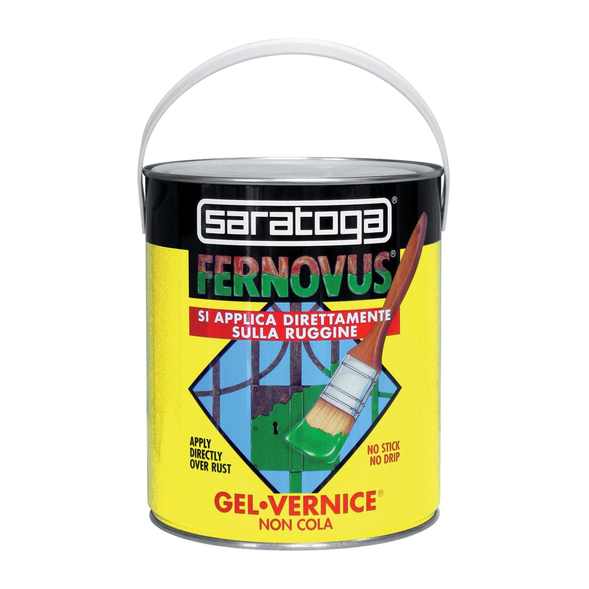 Bricocenter FERNOVUS BLACK GLOSS ENAMEL 2.5 LT