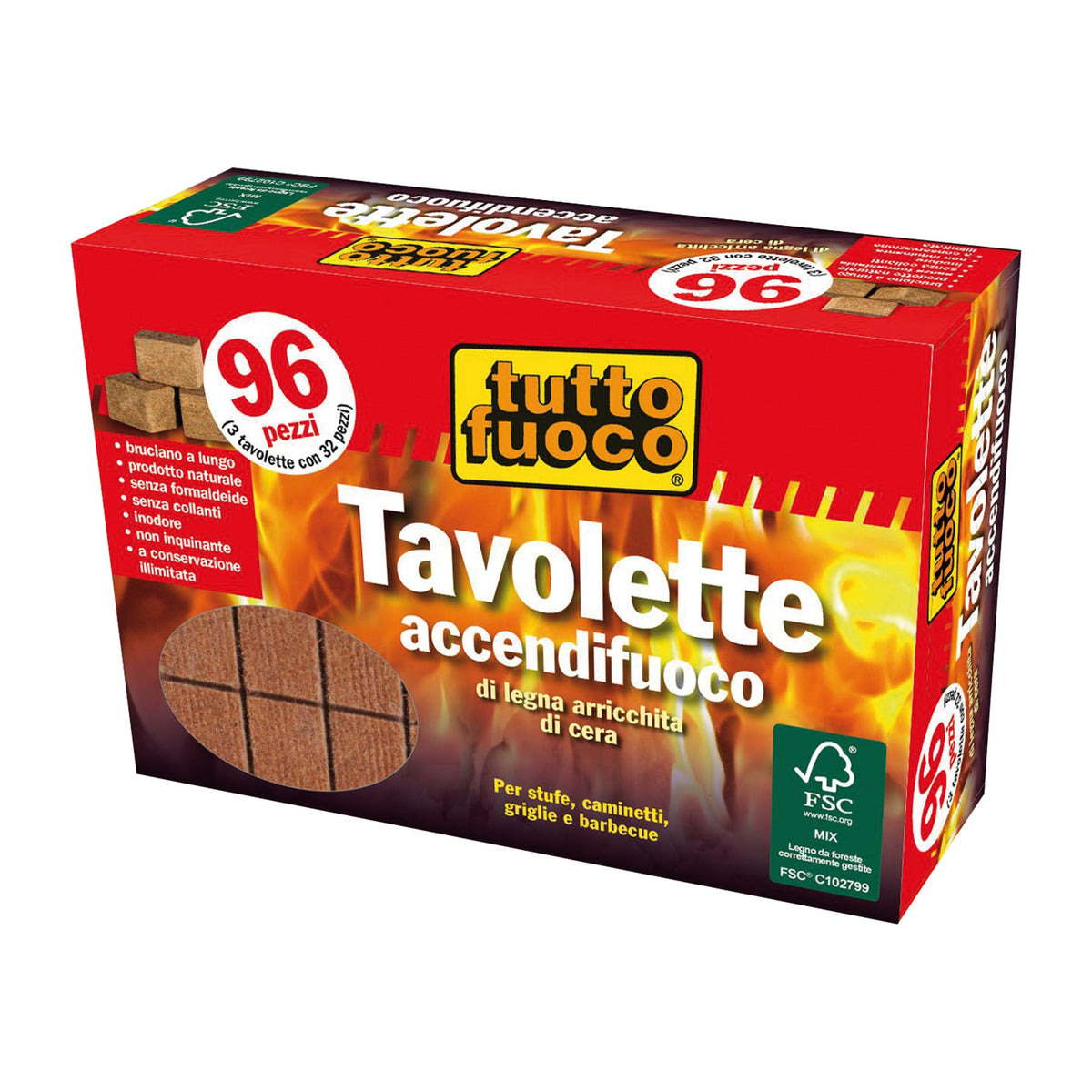 96 ‘All-Fire’ firelighters