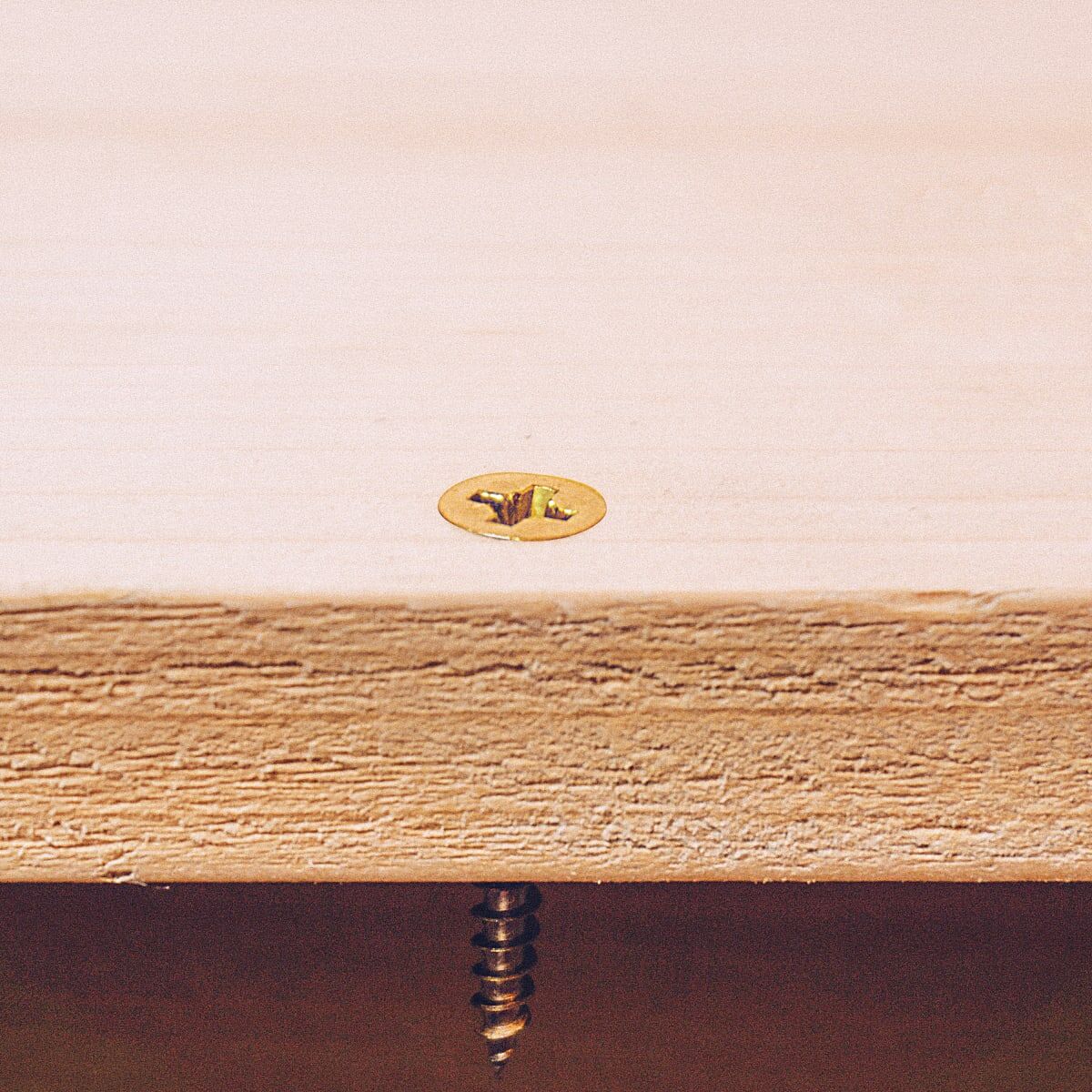 BRASS-PLATED WOOD SCREW PH 3X20 MM , 25 PIECES