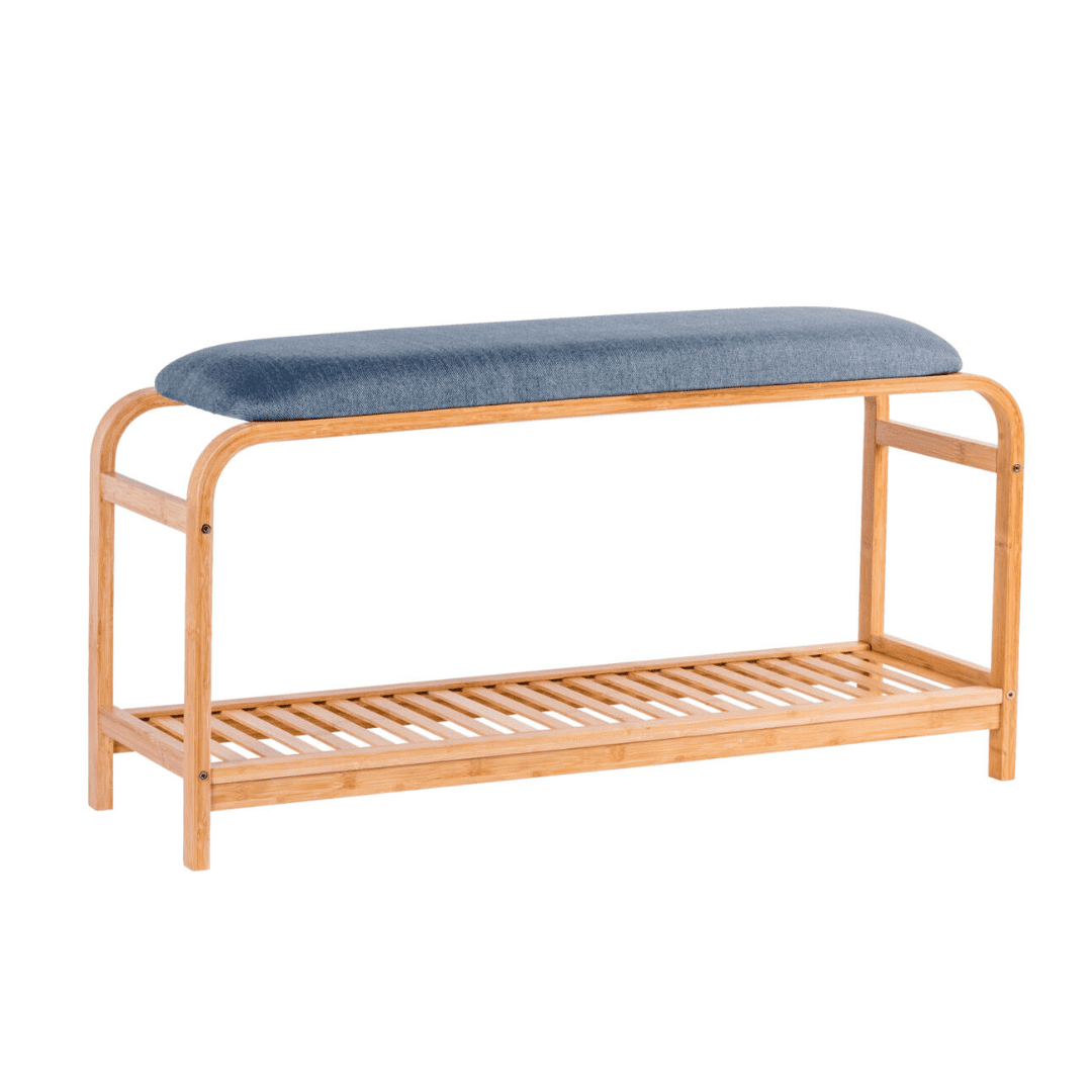 COOPER Gray bench H 45 x L 90 x D 30 cm