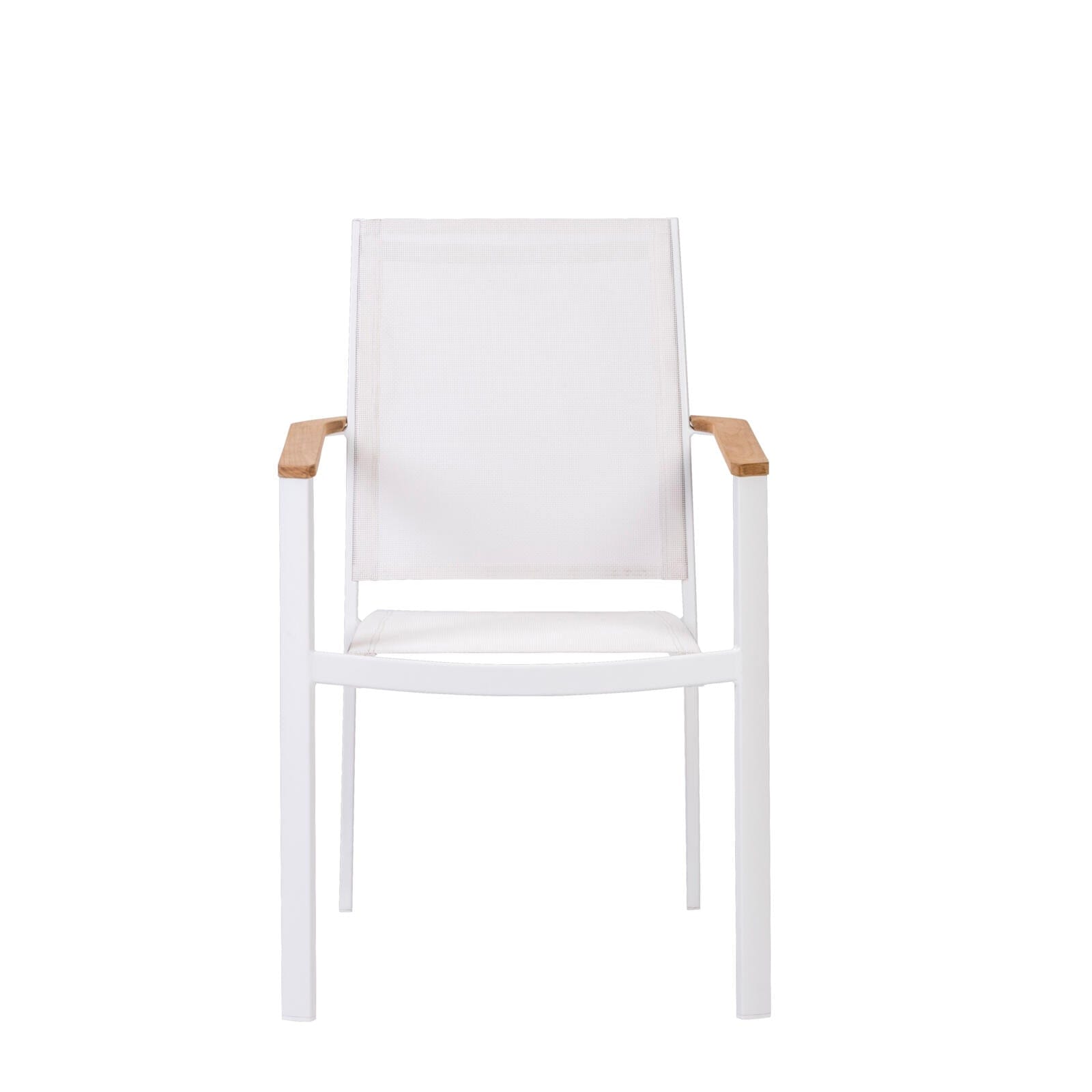 Casa ETHAN White stackable chair H 90.5 x W 58.5 x D 63 cm