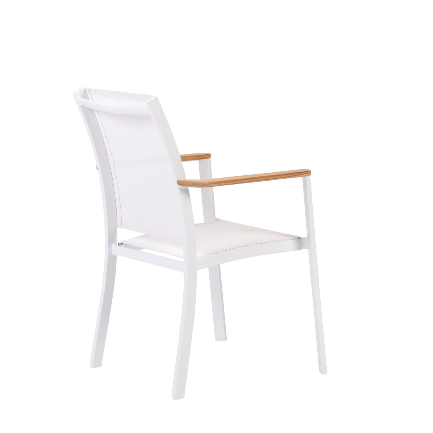 Casa ETHAN White stackable chair H 90.5 x W 58.5 x D 63 cm