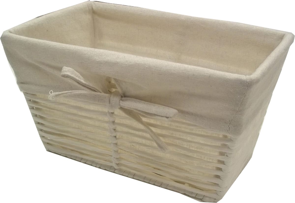 Bricocenter ORGANISER BASKET OSAKA WHITE PAPER26 x 17 x H. 14 cm