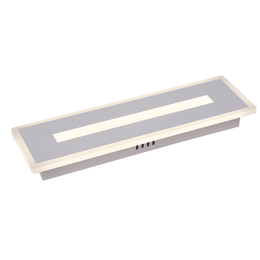 Bricocenter WALL SCONCE TESSA METAL WHITE 30X12CM LED 18W CCT