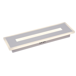 WALL SCONCE TESSA METAL WHITE 30X12CM LED 18W CCT