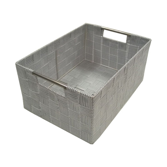 Bricocenter CESTINO ORGANIZER TORONTO SMALL BIANCO TESSUTO
