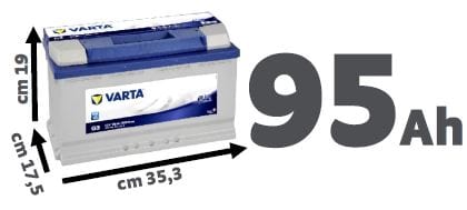 Bricocenter VARTA BLUDYNAMIC 95 AH CAR BATTERY