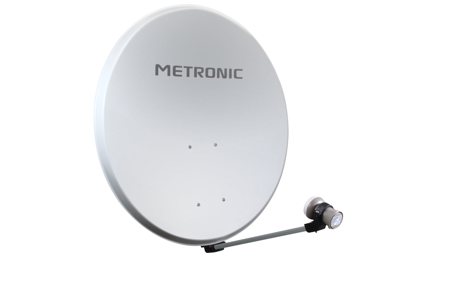 80CM WHITE DISH + STEEL LNB